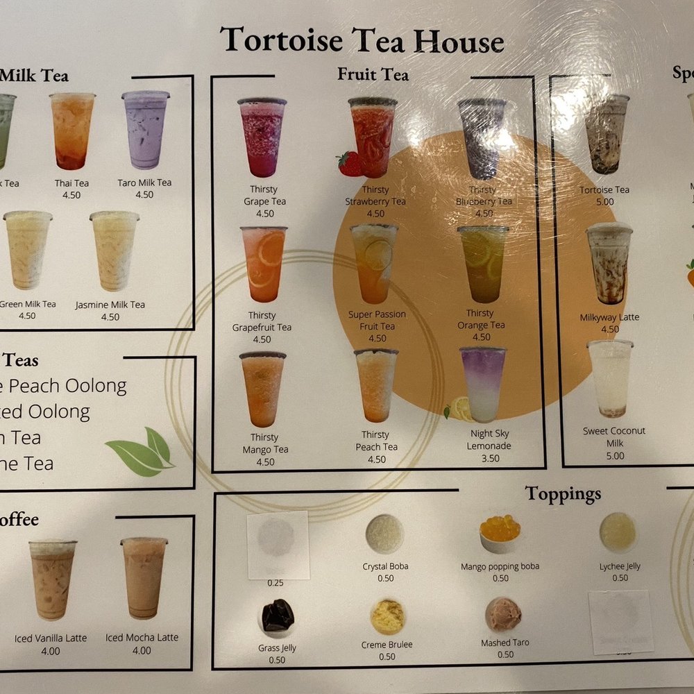 Tortoise Tea House - Drink menu - Bubble Tea Near Me - Phoenix, Arizona Tortoise Tea House - Drink menu - Bubble Tea Near Me - Phoenix, Arizona