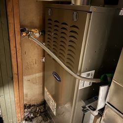 Hines Heating & Cooling - Furnace with new gas line for water heater, added gas shut-offs.