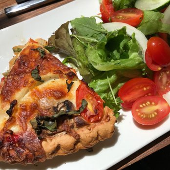 Ogawa Coffee - Veggie quiche and salad ~ a balanced lunch. - Coffee & Tea Near Me - Boston, Massachusetts