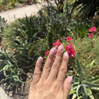 The Classic Nail Shop - Mandy design: cat eye French nail - Nail Salons Near Me - Oakland, California The Classic Nail Shop - Mandy design: cat eye French nail - Nail Salons Near Me - Oakland, California