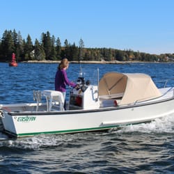 West Harbor Recreation - Heading out past the Tumbler Island buoy in a powerboat from West Harbor Recreation!