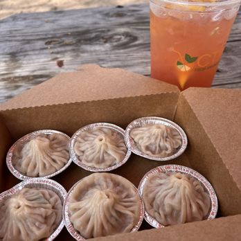 Cedar Park Farmers Market - Soup dumplings from Goodie Dumplings and strawberry lemonade from Ctrus. - Farmers Market Near Me - Cedar Park, Texas Cedar Park Farmers Market - Soup dumplings from Goodie Dumplings and strawberry lemonade from Ctrus. - Farmers Market Near Me - Cedar Park, Texas