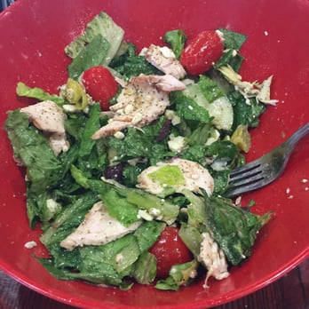 Newk's Eatery - Greek salad with chicken. - Pizza Near Me - Montgomery, Alabama Newk's Eatery - Greek salad with chicken. - Pizza Near Me - Montgomery, Alabama