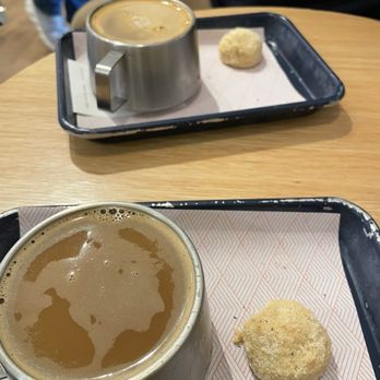 Floriole Cafe & Bakery - Lavender americano and shortbread cookie - Bakeries Near Me - Chicago, Illinois Floriole Cafe & Bakery - Lavender americano and shortbread cookie - Bakeries Near Me - Chicago, Illinois