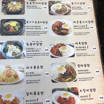 Onnuri - Menu - Korean Near Me - Toronto, Ontario