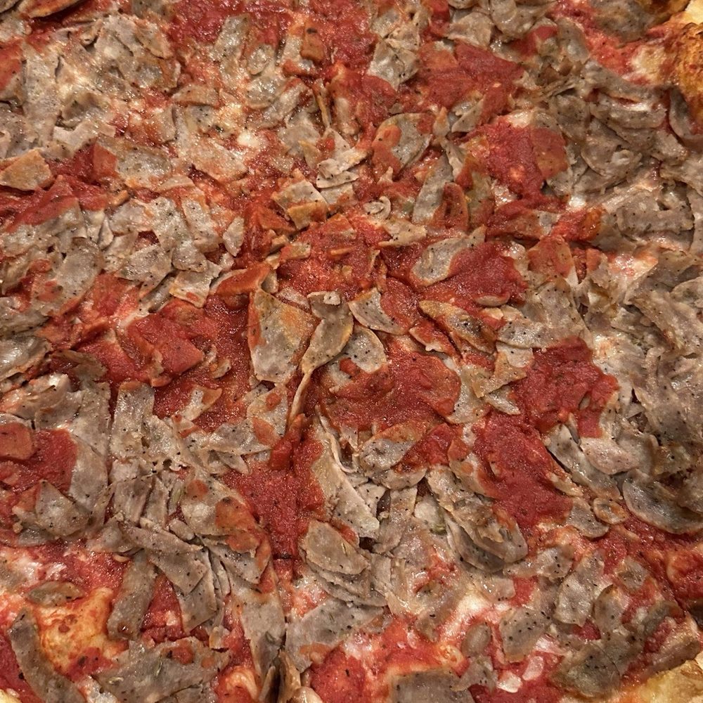 Pete's Supreme Pizza - Triple sausage pizza, light cheese - Pizza Near Me - Stuart, Florida Pete's Supreme Pizza - Triple sausage pizza, light cheese - Pizza Near Me - Stuart, Florida