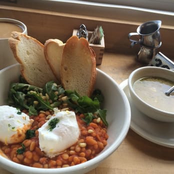 Commonwealth Cafe - Beans & Toast with a side of cauliflower soup. - Coffee & Tea Near Me - Birmingham, Michigan Commonwealth Cafe - Beans & Toast with a side of cauliflower soup. - Coffee & Tea Near Me - Birmingham, Michigan