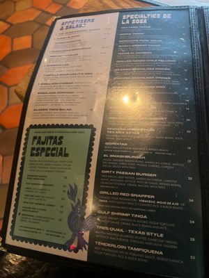 Menu photo 7 Odelay Tex Mex Dallas, TX