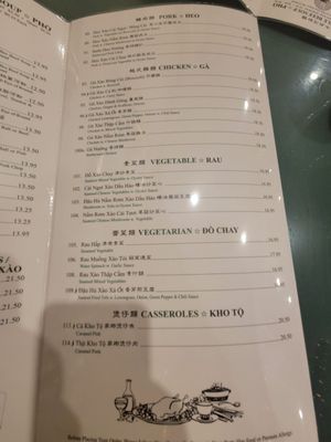 Menu photo 7 Huong Xuan Queens, NY