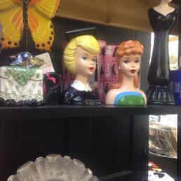 These Barbie vases were priced below eBay and 50% below the last antique store I spotted them at. Wow!!! These Barbie vases were priced below eBay and 50% below the last antique store I spotted them at. Wow!!!