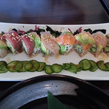 Rice - Rainbow roll - Japanese Near Me - Manhattan Beach, California