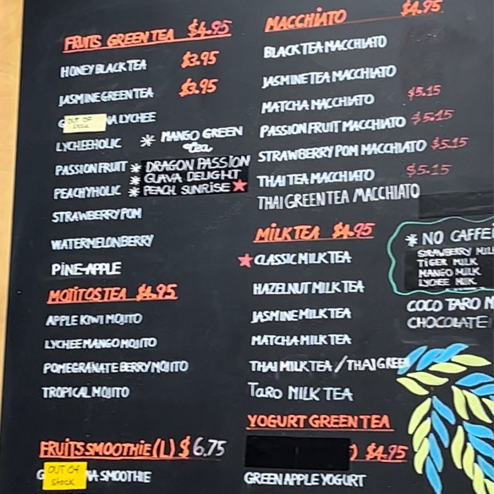 TeaJito - Menu - Bubble Tea Near Me - Miami, Florida TeaJito - Menu - Bubble Tea Near Me - Miami, Florida
