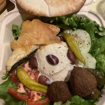 Olive Tree Greek Grill - Combination platter to go - yum! - Greek Near Me - Viera, Florida Olive Tree Greek Grill - Combination platter to go - yum! - Greek Near Me - Viera, Florida