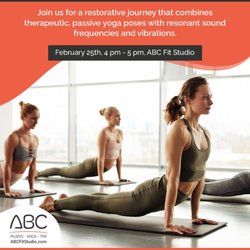 ABC Fit Studio - Immerse yourself in the ultimate relaxation experience with our Sound Bath - Healing Class!