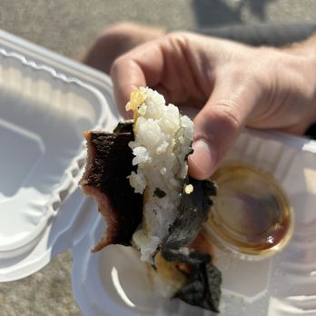 Ono Hawaiian BBQ - Burnt Spam Musubi (2 pcs) - Hawaiian Near Me - Long Beach, California Ono Hawaiian BBQ - Burnt Spam Musubi (2 pcs) - Hawaiian Near Me - Long Beach, California