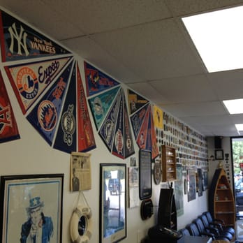Shore Drive Barber Shop - They have tons of pennants for both baseball and football. These guys, one gal love to talk sports. - Barbers Near Me - Virginia Beach, Virginia Shore Drive Barber Shop - They have tons of pennants for both baseball and football. These guys, one gal love to talk sports. - Barbers Near Me - Virginia Beach, Virginia