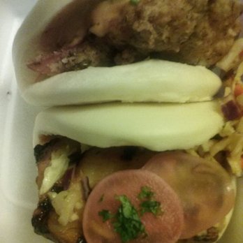 Komodo Loco - Fried chicken bao bun and pork belly bao bun $3.50 each - Sushi Bars Near Me - Denton, Texas Komodo Loco - Fried chicken bao bun and pork belly bao bun $3.50 each - Sushi Bars Near Me - Denton, Texas