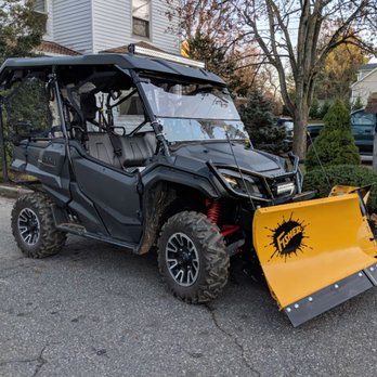 Shaw’s Garage - UTV Fisher V Plow Install - Auto Repair Near Me - Florham Park, New Jersey