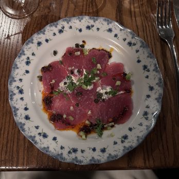 Sens Restaurant - Ahi Tuna Crudo - Venues & Event Spaces Near Me - San Francisco, California
