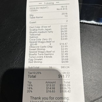 Waka Sakura - Conveyor Belt Sushi Near Me - Gardena, California