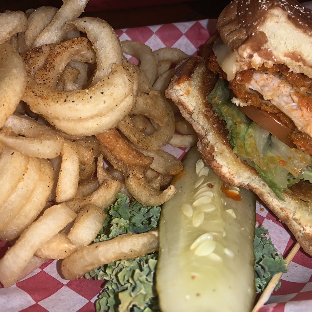 Madison Bear Garden - The Atomic Chick Sandwich - Bars Near Me - Chico, California Madison Bear Garden - The Atomic Chick Sandwich - Bars Near Me - Chico, California