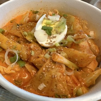 bb.q Chicken Brea - Rosé ddeok-bokki - Korean Near Me - Brea, California