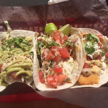 El Jefe - L-R: beef barbacoa, pork and calamari tacos $4.50 each) - Mexican Near Me - Mississauga, Ontario El Jefe - L-R: beef barbacoa, pork and calamari tacos $4.50 each) - Mexican Near Me - Mississauga, Ontario