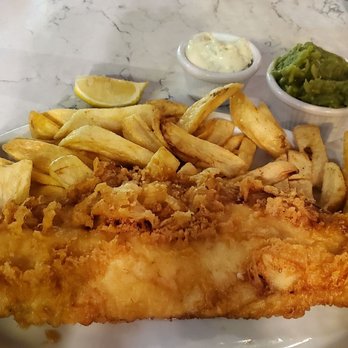 Papas Fish And Chips - Cod and chips with mushy peas - Fish & Chips Near Me - Willerby, ERY