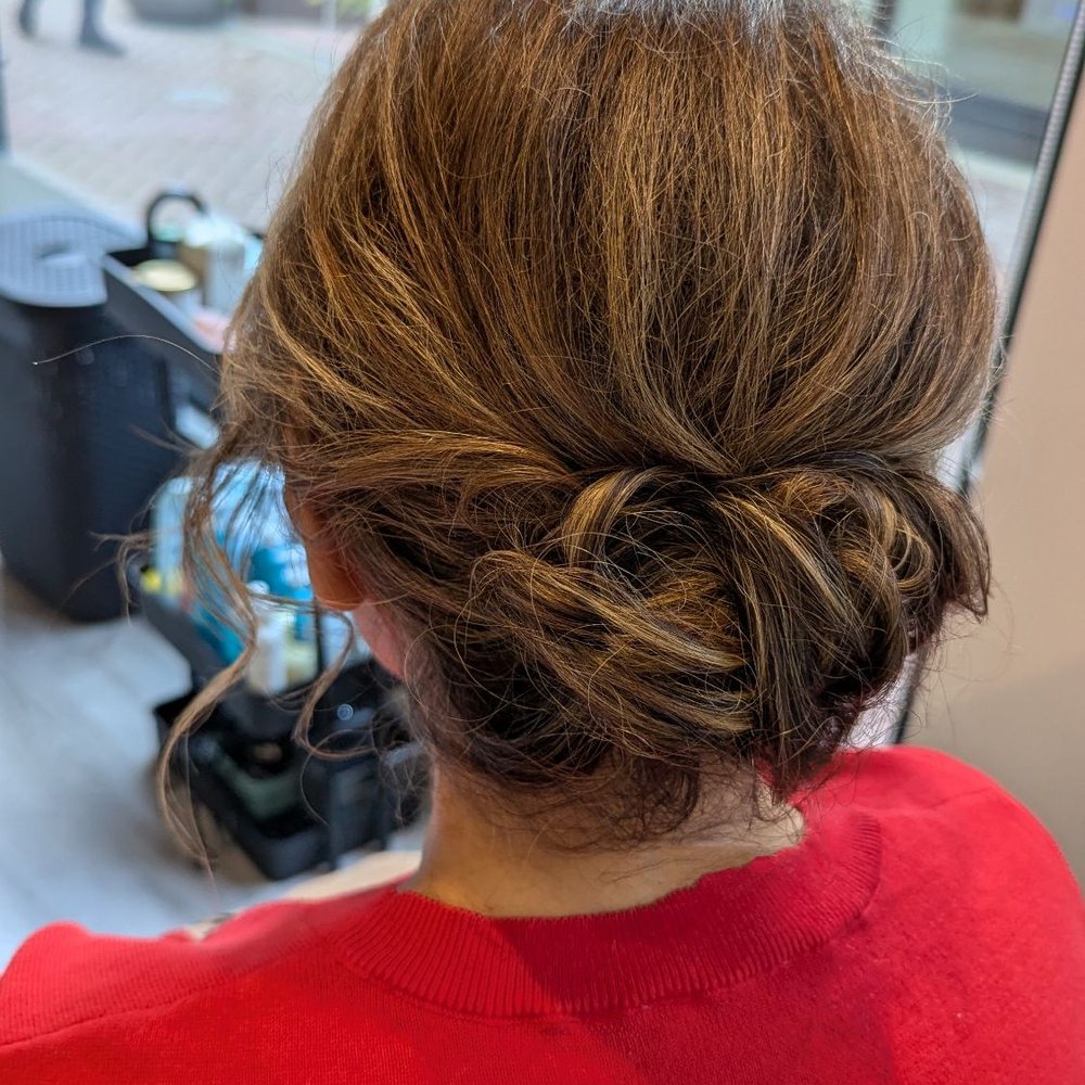The Glamour Room - Back of my NYE party hairdo. - Makeup Artists Near Me - Napa, California
