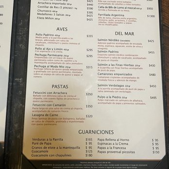 Bife Prime G. Baz - Menu - Argentine Near Me - Tlalnepantla, MEX
