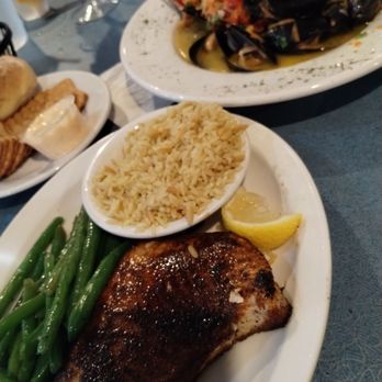 Spanky's Clam Shack - Grilled Swordfish and muscles. - Seafood Near Me - Hyannis, Massachusetts