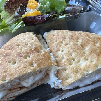 Urbane Cafe - The Ben Side Salad and tomato bisque. To go. - Sandwiches Near Me - Encinitas, California