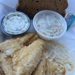 The Hitching Post Bar and Grill - Omg fish dinner