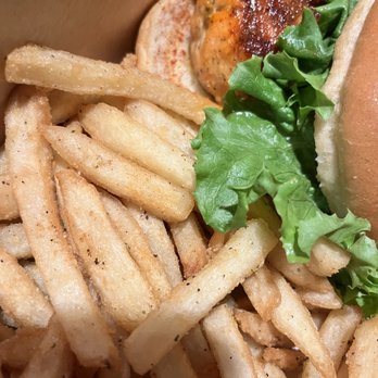 Krab King - Smokey Salmon Burger - Seafood Near Me - Upper Marlboro, Maryland