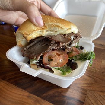 The Station Cafe - Garlic roast beef - Salad Near Me - San Antonio, Texas The Station Cafe - Garlic roast beef - Salad Near Me - San Antonio, Texas