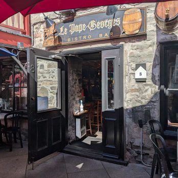 Le Pape Georges - Front of bar and restaurant - Canadian (New) Near Me - Quebec City, Quebec Le Pape Georges - Front of bar and restaurant - Canadian (New) Near Me - Quebec City, Quebec