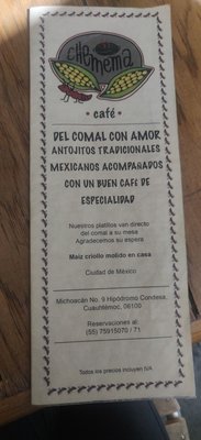 Menu photo 4 Chemema Café Ciudad de México, DIF