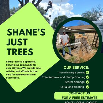Shanes Just Tree's - Tree Services Near Me - Hurst, Texas Shanes Just Tree's - Tree Services Near Me - Hurst, Texas