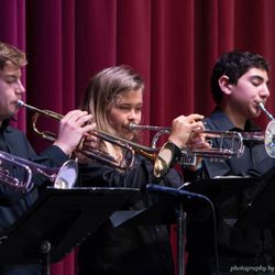 Stanford Jazz Workshop - Giant Steps Big Band trumpets get a master class every week!