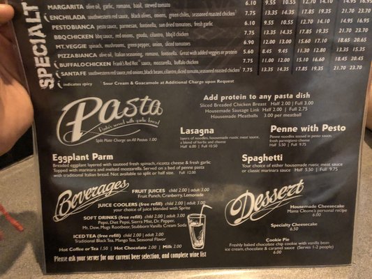 Menu photo 3 Nello's Pizza Mesa Mesa, AZ