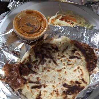 El Sabor Latino - Bean and cheese pupusa - Salvadoran Near Me - Beltsville, Maryland El Sabor Latino - Bean and cheese pupusa - Salvadoran Near Me - Beltsville, Maryland