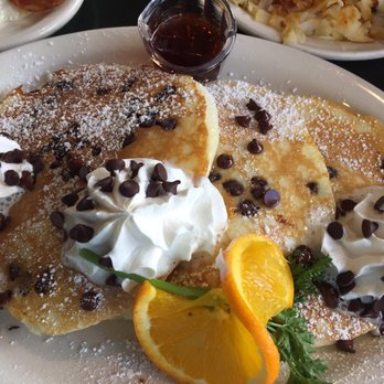 Flappy Jack's Pancake House - Chocolate chip pancakes... Heaven - Pancakes Near Me - Orange, California