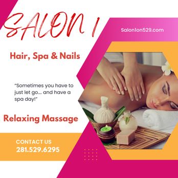 Salon 1 - Relaxing massage - Hair Salons Near Me - Houston, Texas Salon 1 - Relaxing massage - Hair Salons Near Me - Houston, Texas