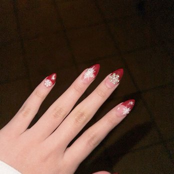 Pink Nails & Spa - Christmas nails! Posted late, but beautiful. - Nail Salons Near Me - Lynnwood, Washington Pink Nails & Spa - Christmas nails! Posted late, but beautiful. - Nail Salons Near Me - Lynnwood, Washington