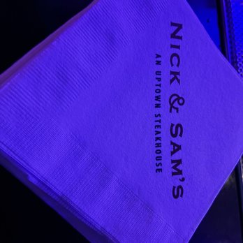 Nick & Sam's - Napkins - Steakhouses Near Me - Dallas, Texas Nick & Sam's - Napkins - Steakhouses Near Me - Dallas, Texas