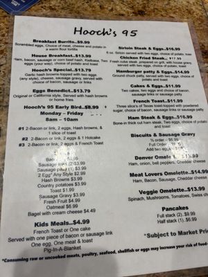 Menu photo 1 Hooch's 95 Bar & Grill Fort Mohave, AZ