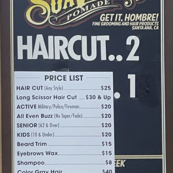 Justin's Barber Shop - New price list 02/08/2024 - Barbers Near Me - Tustin, California Justin's Barber Shop - New price list 02/08/2024 - Barbers Near Me - Tustin, California