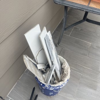 Design Build Landscape - Trash from someone else's project left at my home by Design Build Landscape LLC - Landscape Architects or Designers Near Me