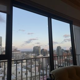 Bedroom city view Bedroom city view