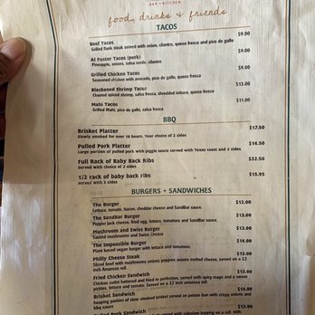 Sand Bar + Kitchen - Menu 8/2021 - Sports Bars Near Me - Miami Beach, Florida Sand Bar + Kitchen - Menu 8/2021 - Sports Bars Near Me - Miami Beach, Florida